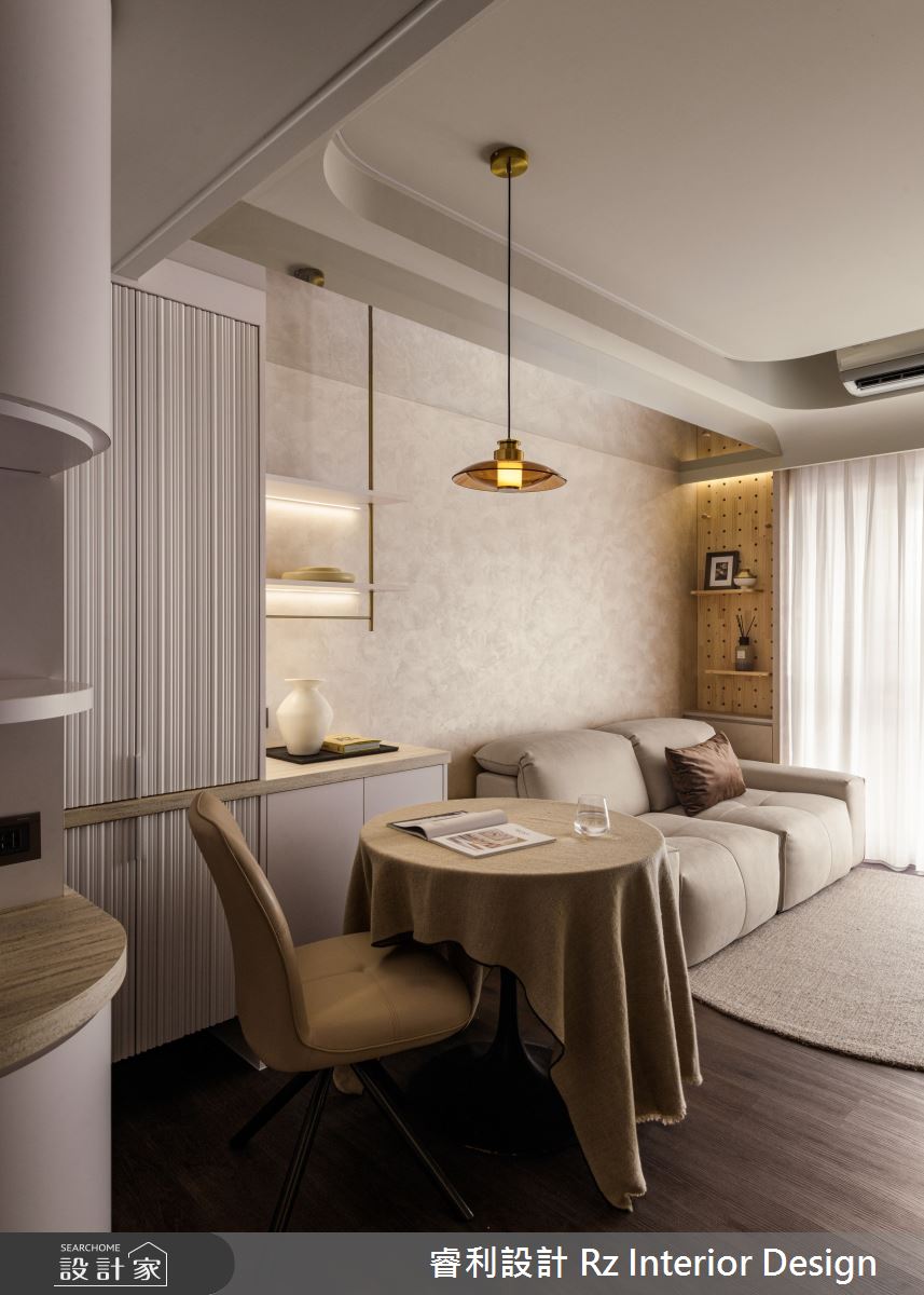 新成屋(5年以下)＿侘寂風客廳餐廳案例圖片＿睿利設計＿睿利_34.時光裡的紙信之11