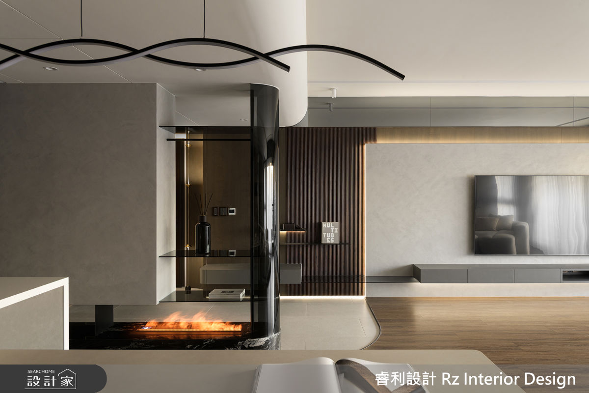 39坪新成屋(5年以下)＿現代風餐廳中島案例圖片＿睿利設計＿睿利_35.暖陽的佇留之15