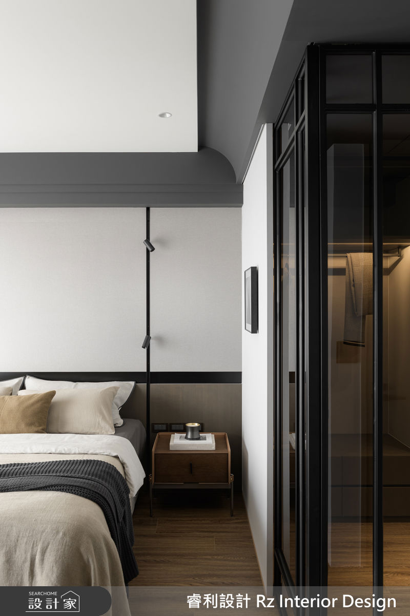 39坪新成屋(5年以下)＿現代風臥室案例圖片＿睿利設計＿睿利_35.暖陽的佇留之24