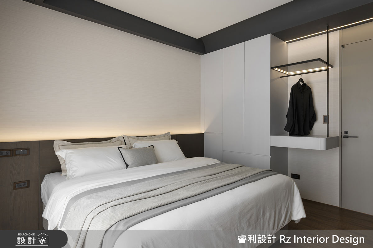 39坪新成屋(5年以下)＿現代風客房案例圖片＿睿利設計＿睿利_35.暖陽的佇留之31