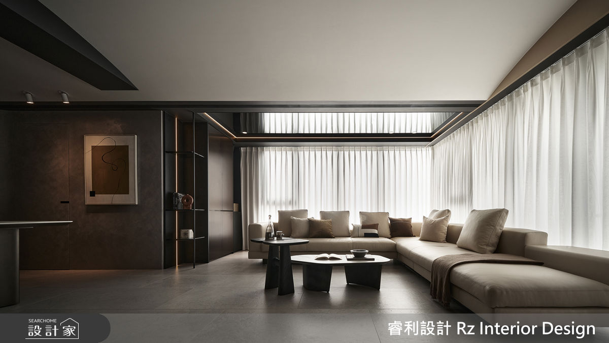 30坪新成屋(5年以下)＿混搭風客廳案例圖片＿睿利設計＿睿利_36.十勺一合之1