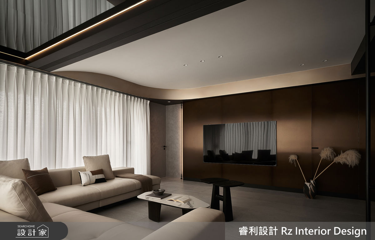 30坪新成屋(5年以下)＿混搭風客廳案例圖片＿睿利設計＿睿利_36.十勺一合之2