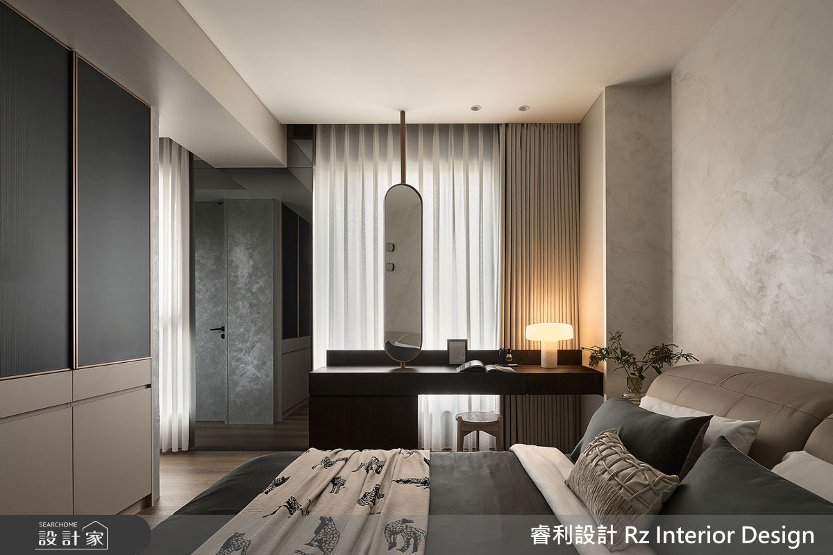 30坪新成屋(5年以下)＿混搭風臥室案例圖片＿睿利設計＿睿利_36.十勺一合之26