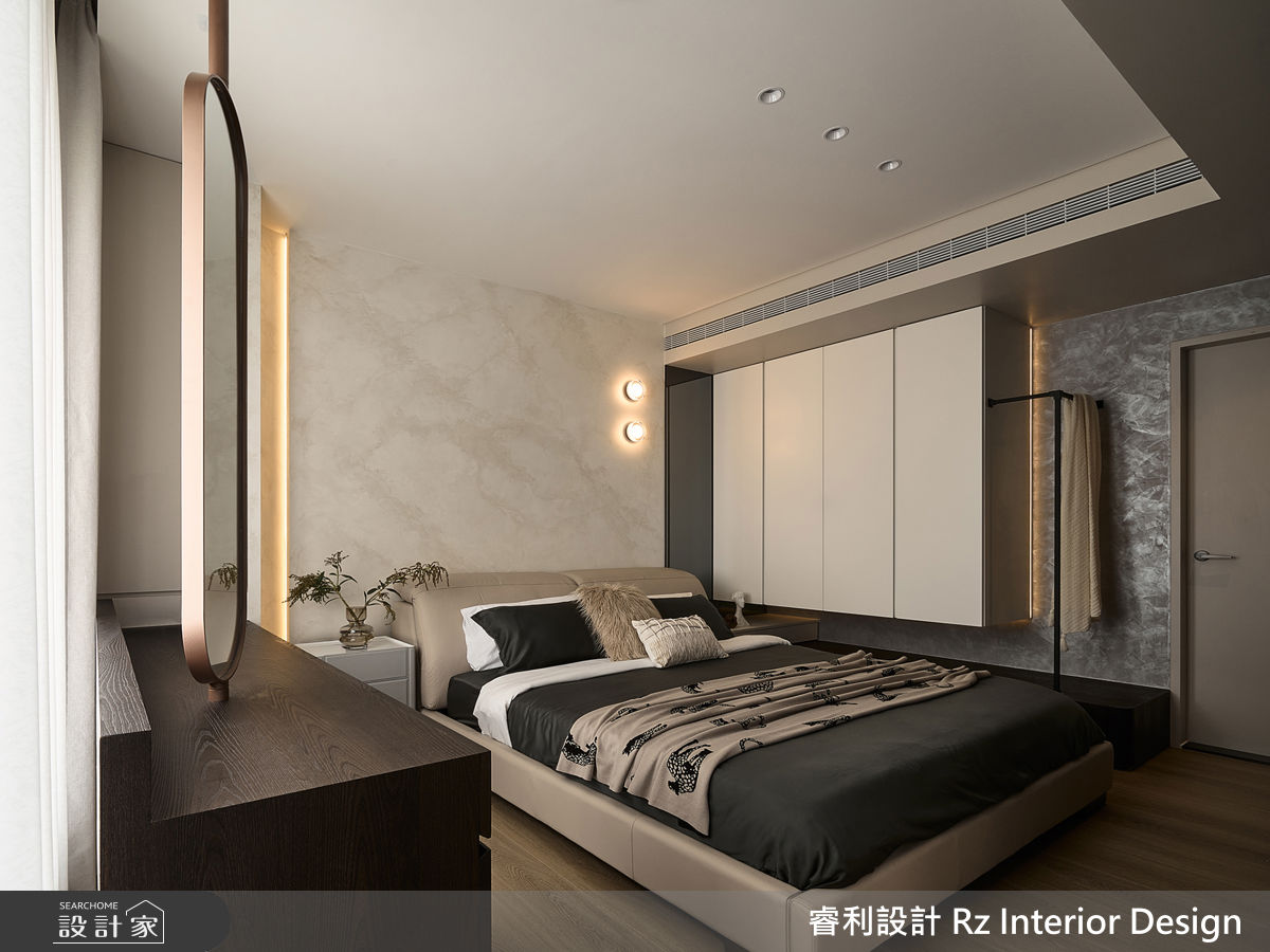 30坪新成屋(5年以下)＿混搭風臥室案例圖片＿睿利設計＿睿利_36.十勺一合之29
