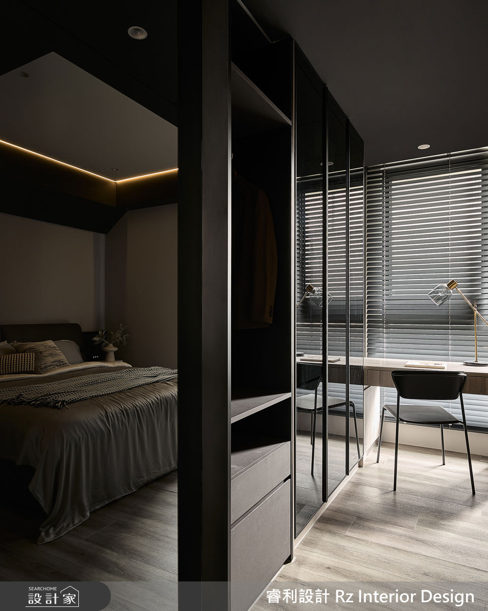 30坪新成屋(5年以下)＿混搭風更衣間案例圖片＿睿利設計＿睿利_36.十勺一合之31