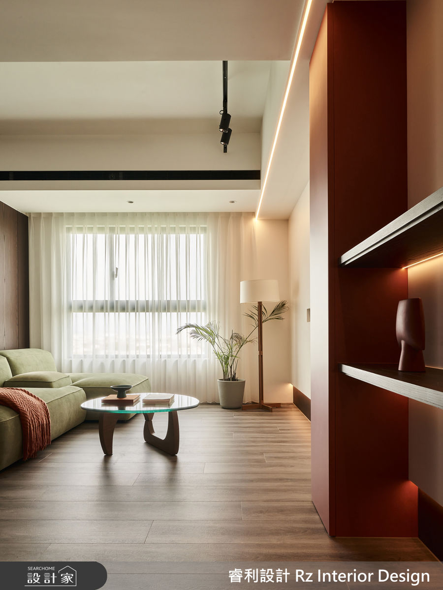 新成屋(5年以下)＿新中式風客廳案例圖片＿睿利設計＿睿利_37.昔日·來境之4