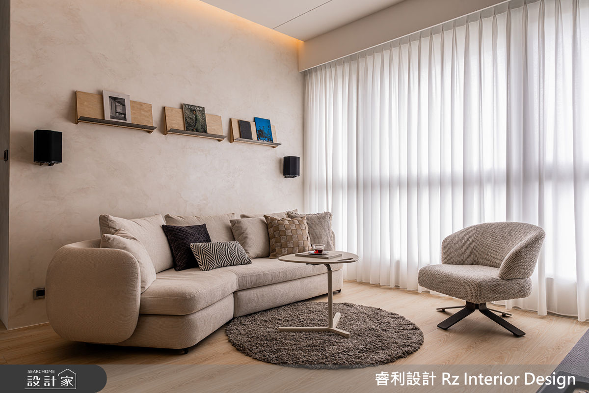 新成屋(5年以下)＿侘寂風客廳案例圖片＿睿利設計＿睿利_38.快門替我記得之8
