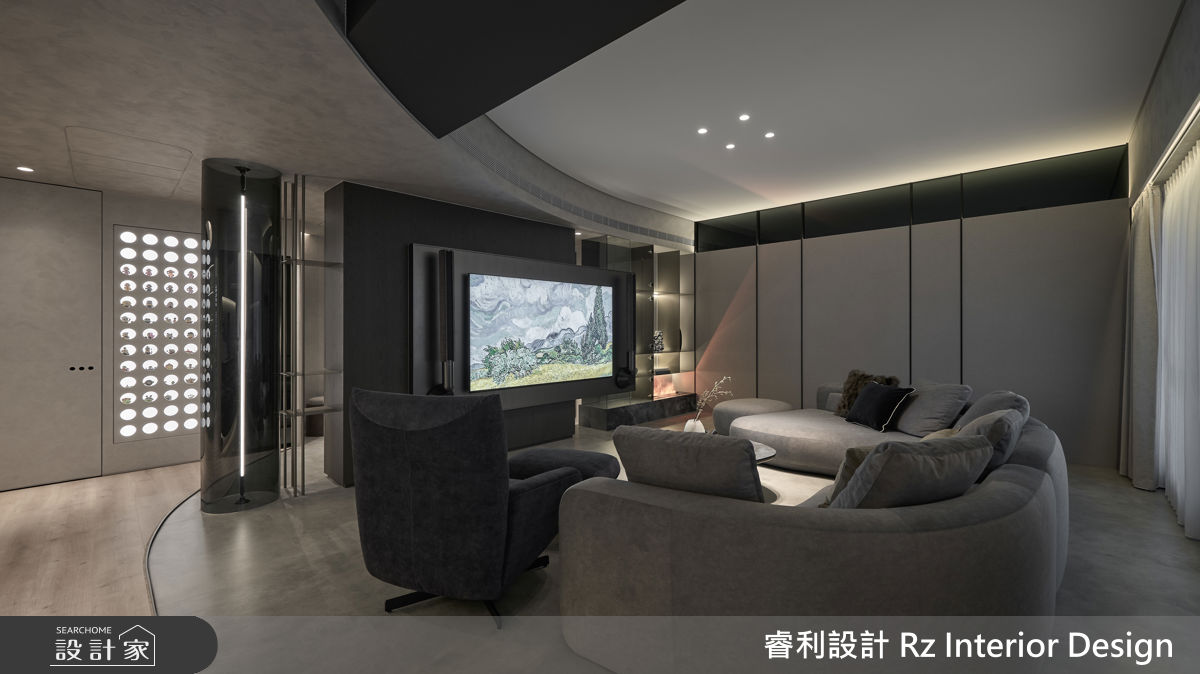 38坪新成屋(5年以下)＿現代風客廳案例圖片＿睿利設計＿睿利_39.星寰入際之14