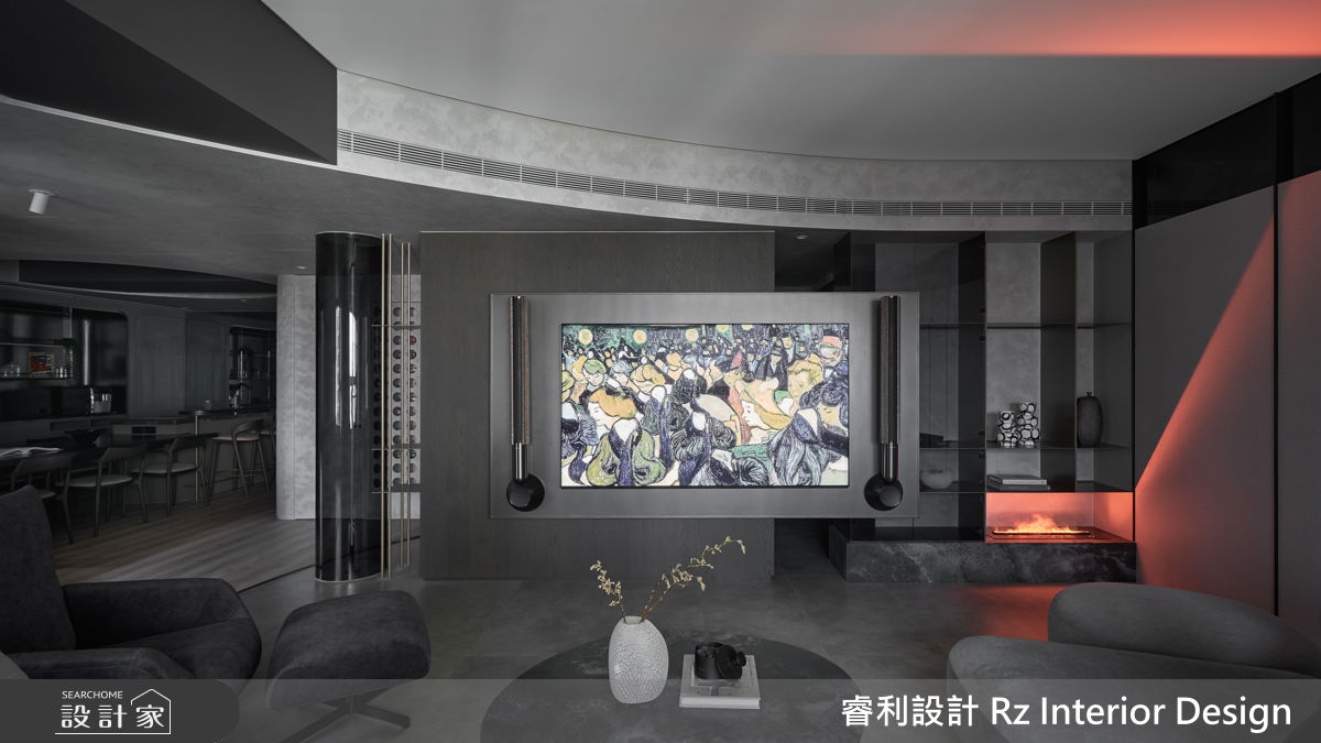 38坪新成屋(5年以下)＿現代風客廳案例圖片＿睿利設計＿睿利_39.星寰入際之19