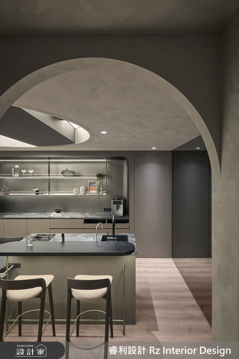 38坪新成屋(5年以下)＿現代風餐廳中島案例圖片＿睿利設計＿睿利_39.星寰入際之28