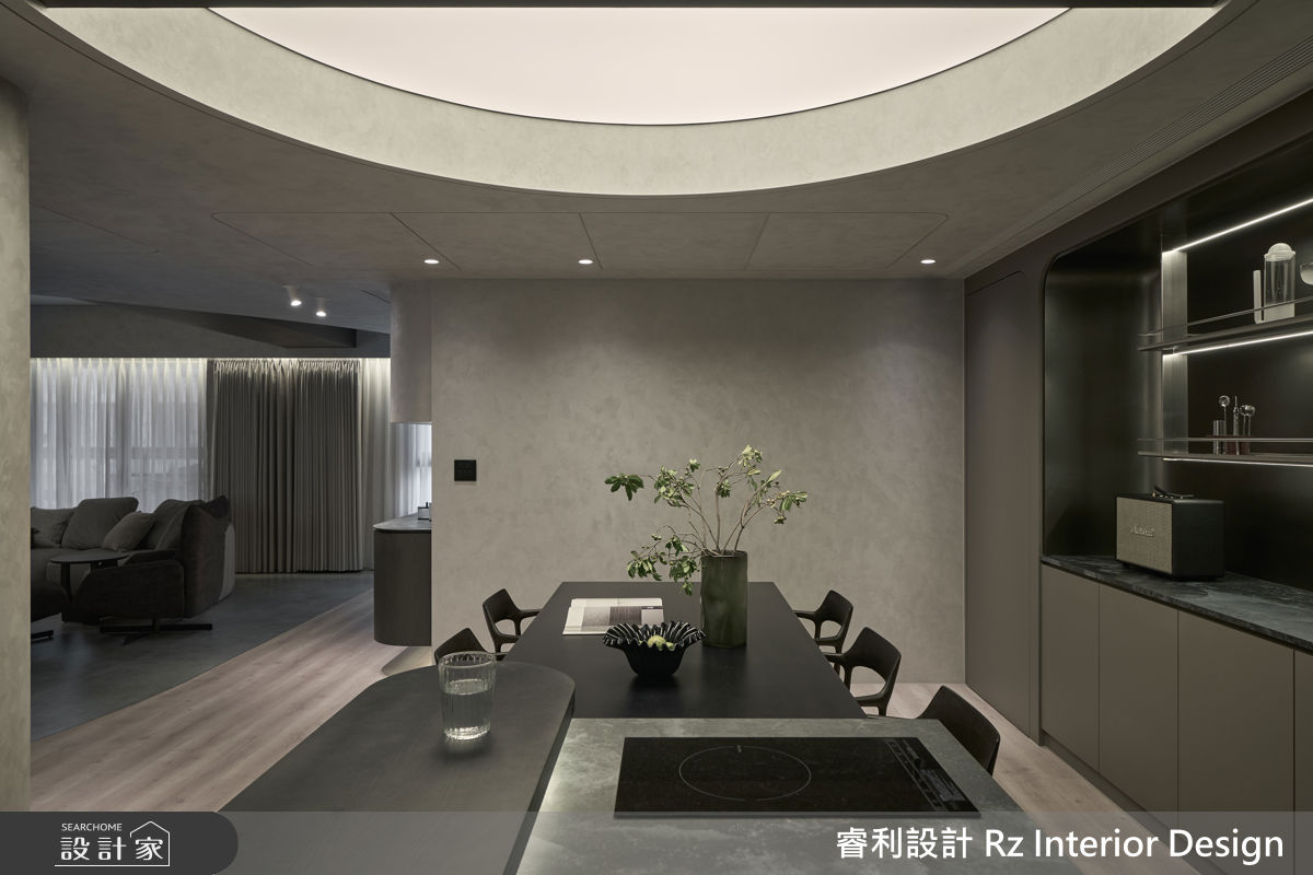 38坪新成屋(5年以下)＿現代風餐廳中島案例圖片＿睿利設計＿睿利_39.星寰入際之35