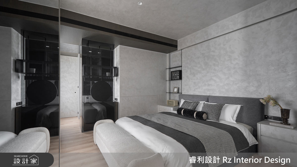 38坪新成屋(5年以下)＿現代風臥室案例圖片＿睿利設計＿睿利_39.星寰入際之42