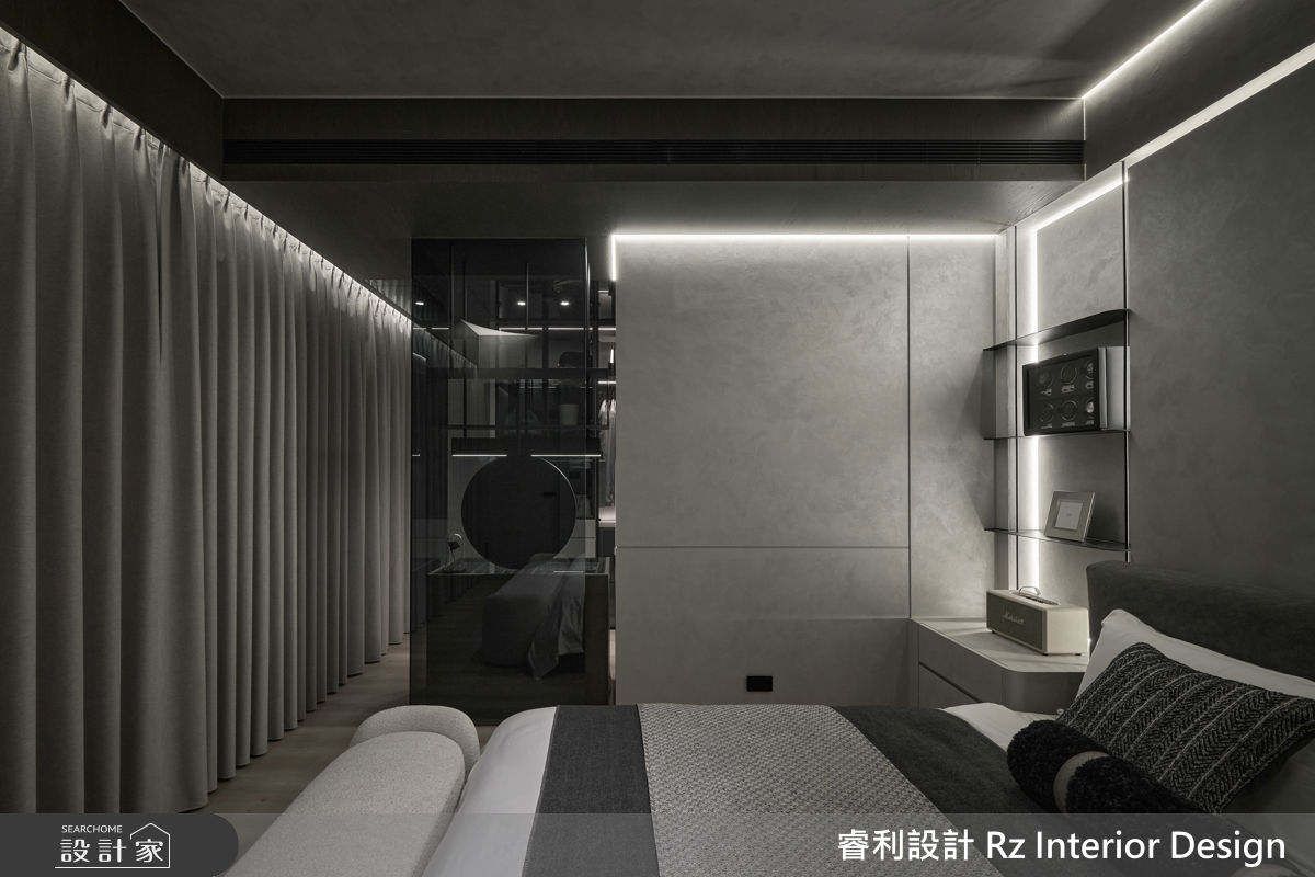 38坪新成屋(5年以下)＿現代風臥室案例圖片＿睿利設計＿睿利_39.星寰入際之46