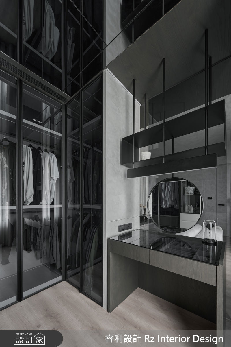 38坪新成屋(5年以下)＿現代風更衣間案例圖片＿睿利設計＿睿利_39.星寰入際之57