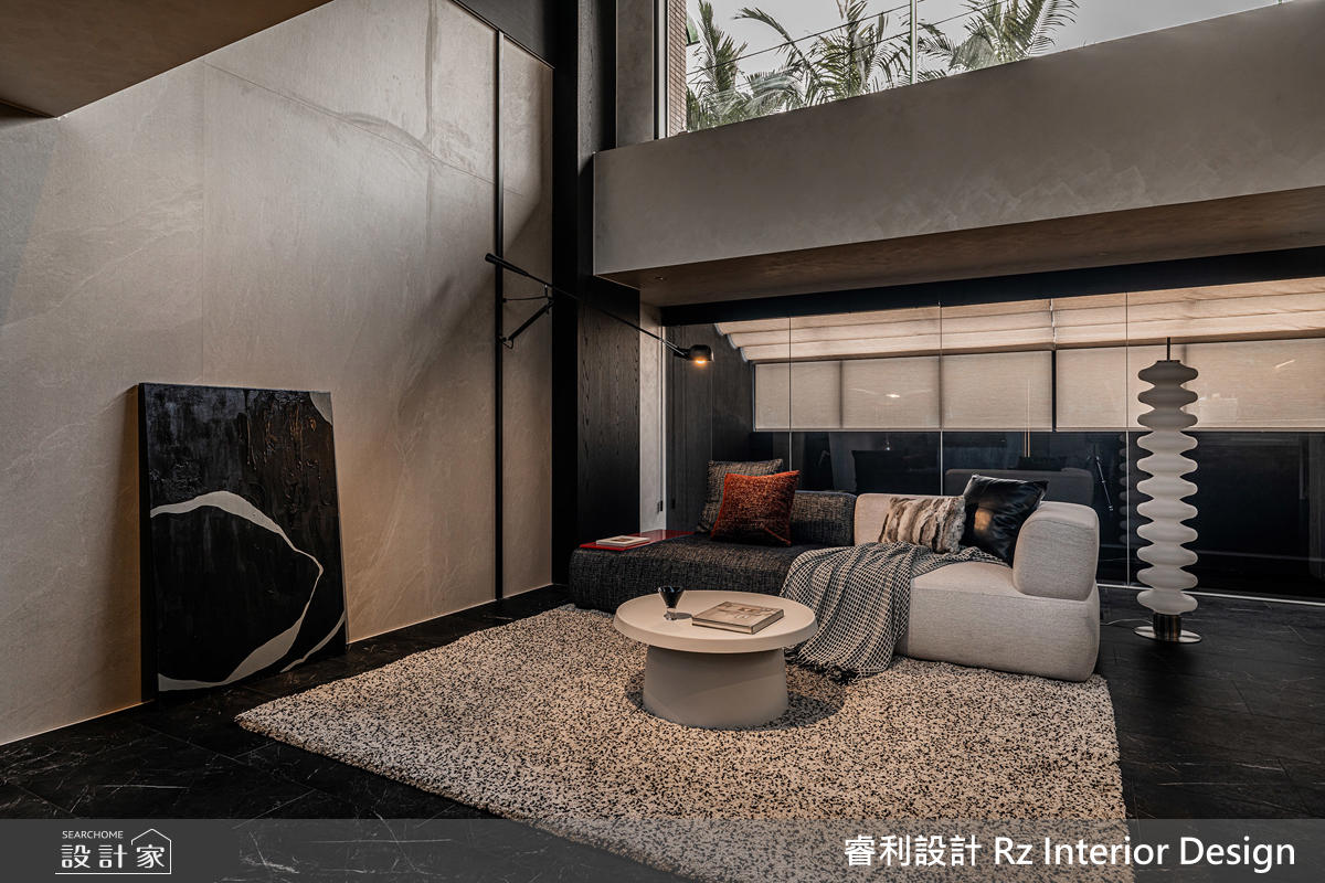78坪老屋(16~30年)＿現代風客廳案例圖片＿睿利設計＿睿利_40.深藏翠林的靈魂分層之9
