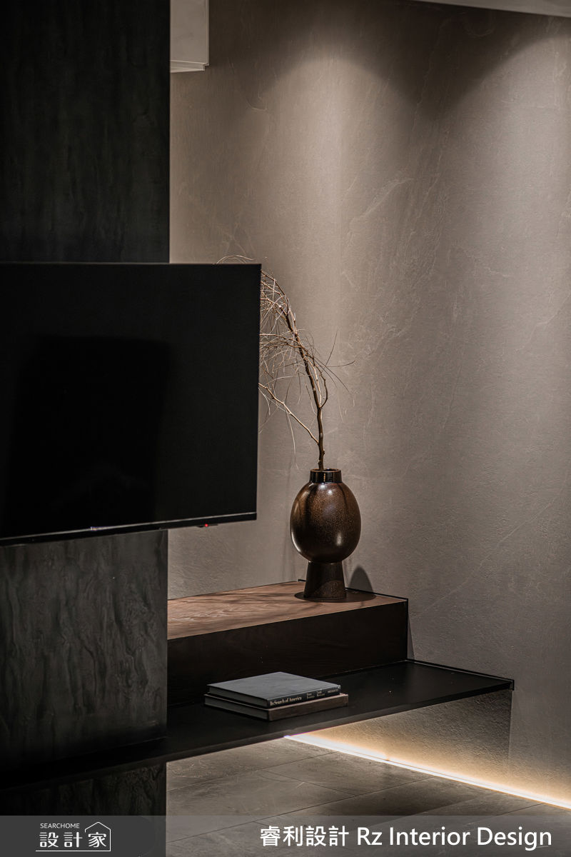 78坪老屋(16~30年)＿現代風客廳案例圖片＿睿利設計＿睿利_40.深藏翠林的靈魂分層之15