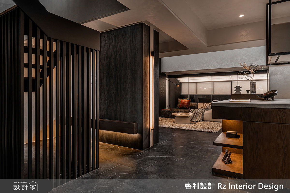 78坪老屋(16~30年)＿現代風中島案例圖片＿睿利設計＿睿利_40.深藏翠林的靈魂分層之3