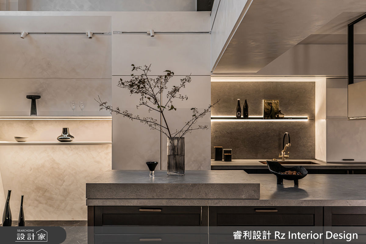 78坪老屋(16~30年)＿現代風中島案例圖片＿睿利設計＿睿利_40.深藏翠林的靈魂分層之26