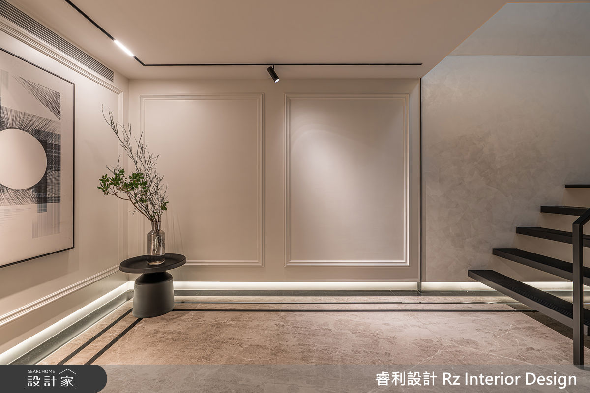78坪老屋(16~30年)＿現代風樓梯案例圖片＿睿利設計＿睿利_40.深藏翠林的靈魂分層之34