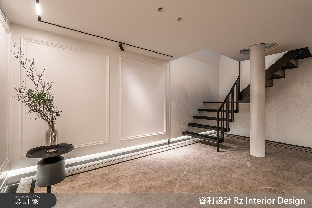 78坪老屋(16~30年)＿現代風樓梯案例圖片＿睿利設計＿睿利_40.深藏翠林的靈魂分層之35