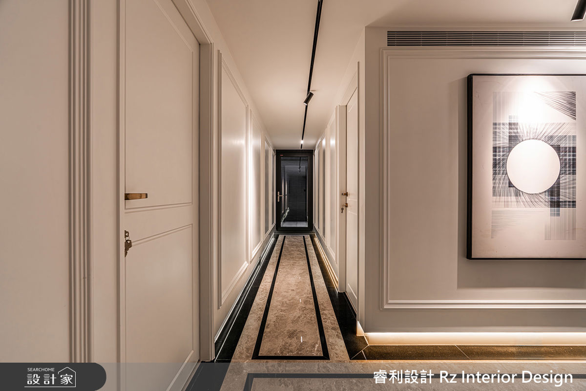 78坪老屋(16~30年)＿現代風走廊案例圖片＿睿利設計＿睿利_40.深藏翠林的靈魂分層之37