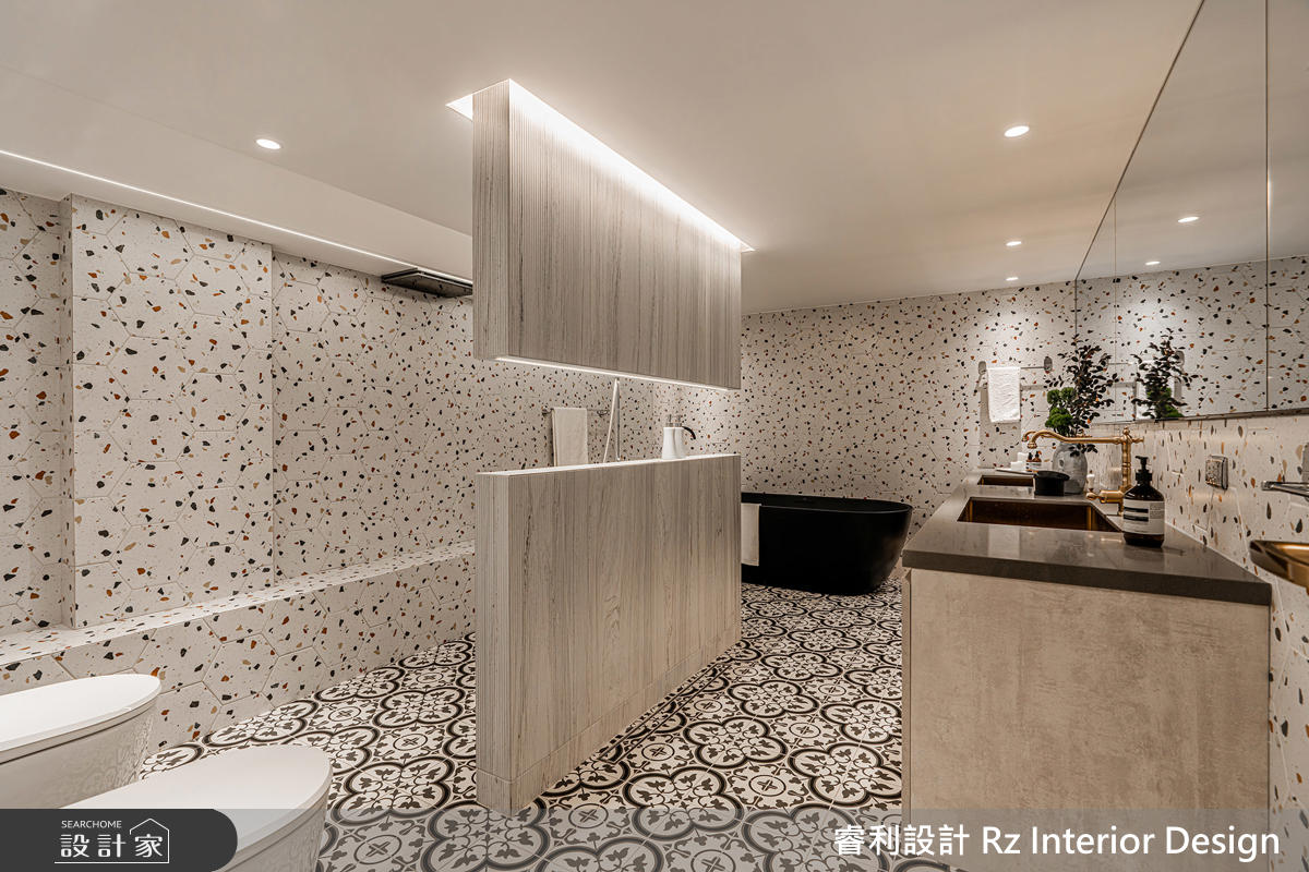 78坪老屋(16~30年)＿現代風浴室案例圖片＿睿利設計＿睿利_40.深藏翠林的靈魂分層之44