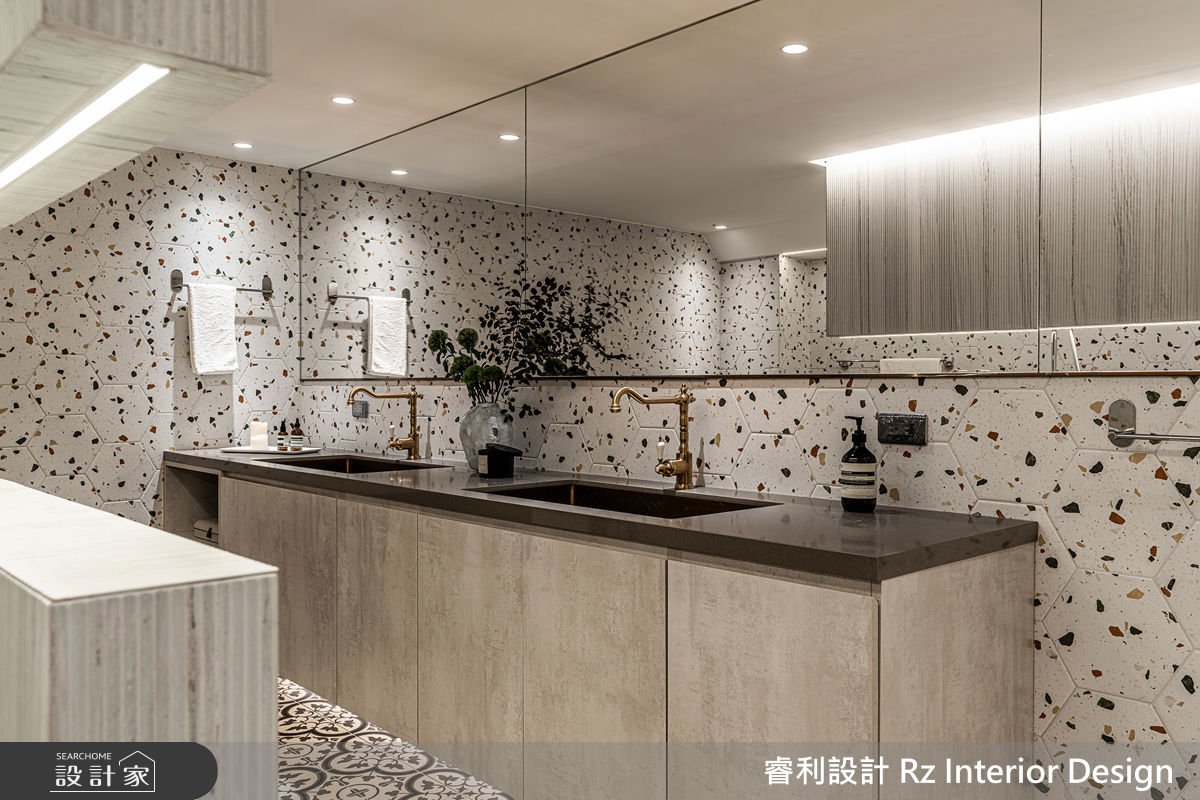 78坪老屋(16~30年)＿現代風浴室案例圖片＿睿利設計＿睿利_40.深藏翠林的靈魂分層之45