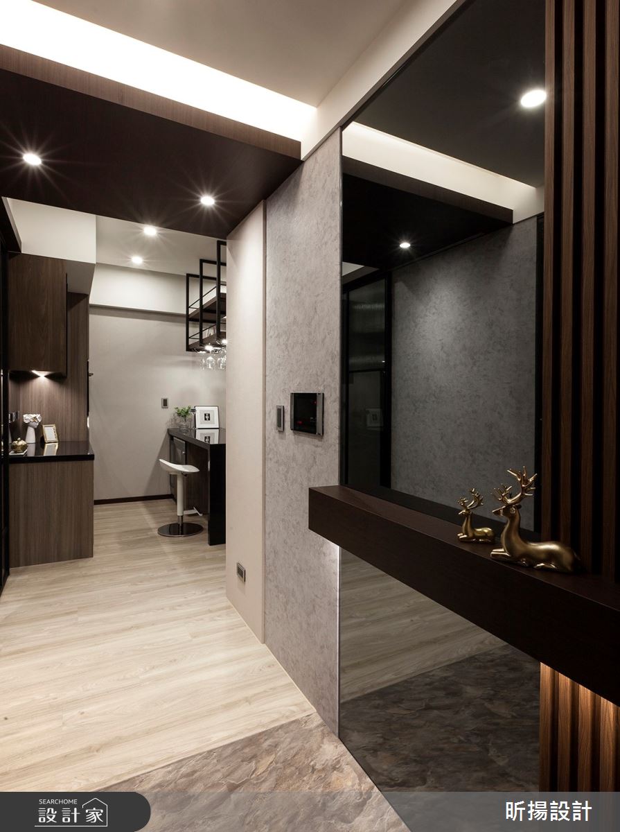 28坪新成屋(5年以下)＿現代風玄關案例圖片＿昕揚室內裝修設計有限公司＿昕揚_木‧慕琚之2