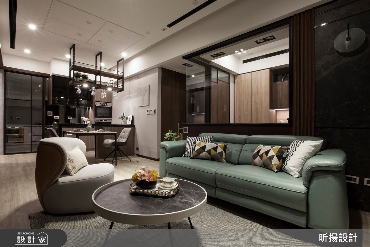 28坪新成屋(5年以下)＿現代風客廳餐廳案例圖片＿昕揚室內裝修設計有限公司＿昕揚_木‧慕琚之6