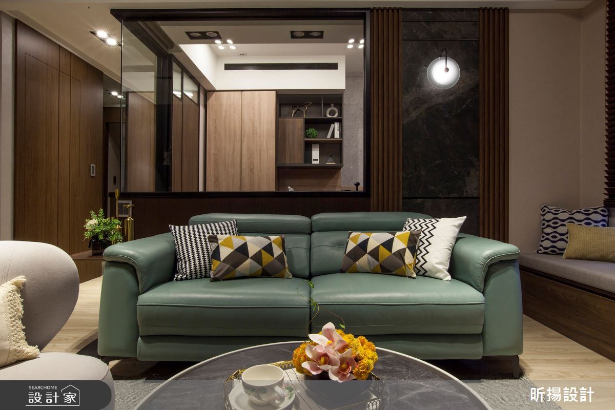 28坪新成屋(5年以下)＿現代風客廳案例圖片＿昕揚室內裝修設計有限公司＿昕揚_木‧慕琚之11
