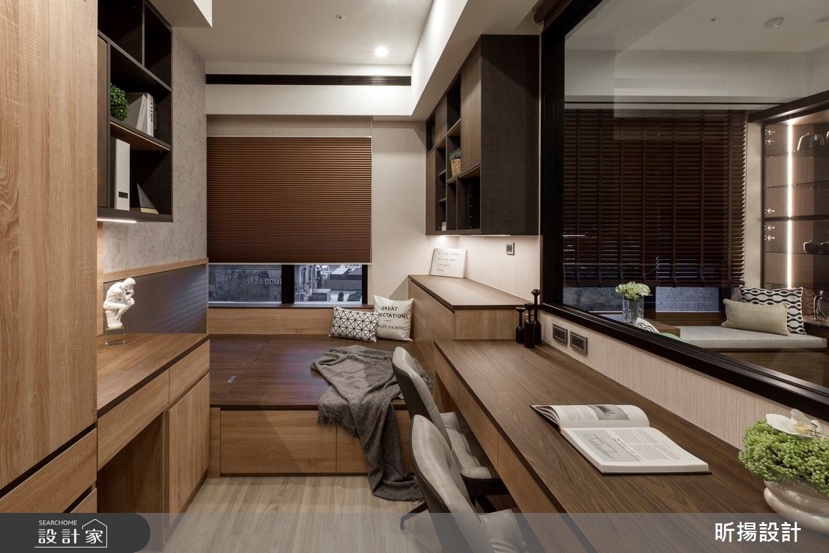 28坪新成屋(5年以下)＿現代風書房臥榻案例圖片＿昕揚室內裝修設計有限公司＿昕揚_木‧慕琚之14