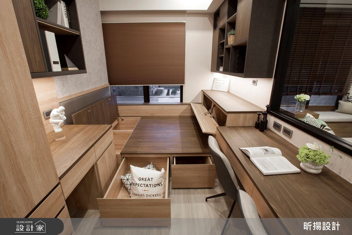 28坪新成屋(5年以下)＿現代風書房臥榻案例圖片＿昕揚室內裝修設計有限公司＿昕揚_木‧慕琚之15