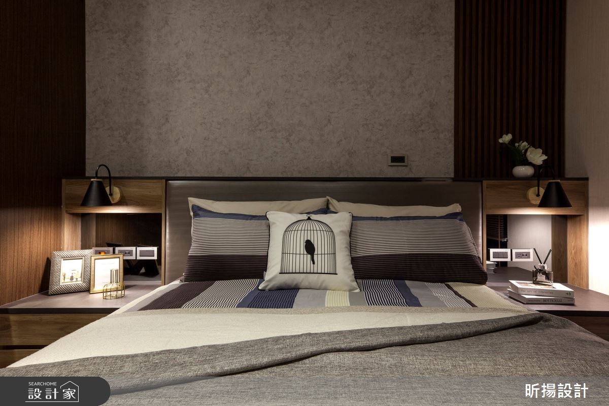 28坪新成屋(5年以下)＿現代風臥室案例圖片＿昕揚室內裝修設計有限公司＿昕揚_木‧慕琚之20
