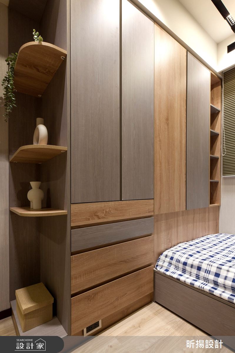 28坪新成屋(5年以下)＿現代風臥室客房案例圖片＿昕揚室內裝修設計有限公司＿昕揚_木‧慕琚之25
