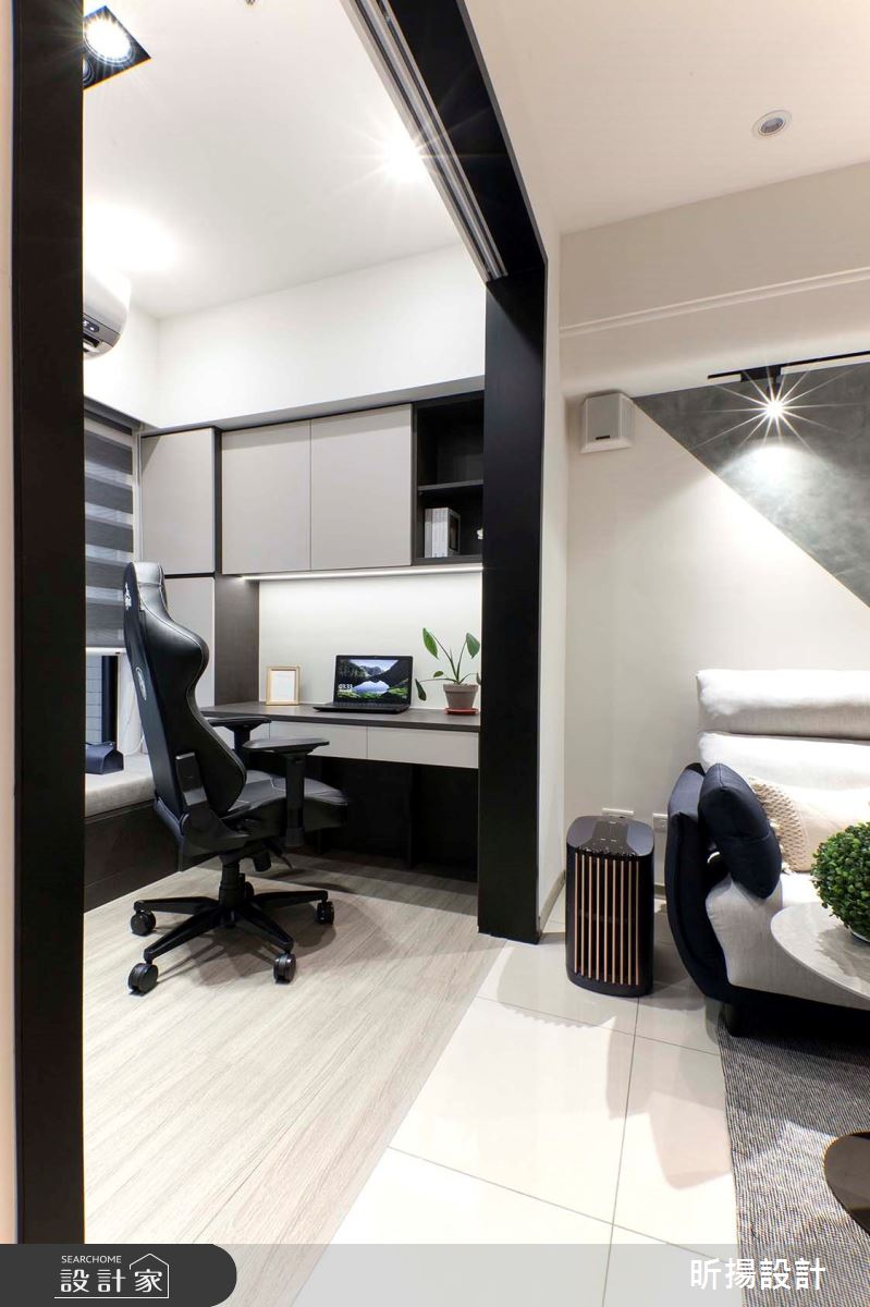 16坪新成屋(5年以下)＿現代風客廳書房工作區案例圖片＿昕揚室內裝修設計有限公司＿昕揚_愜意‧時光之13