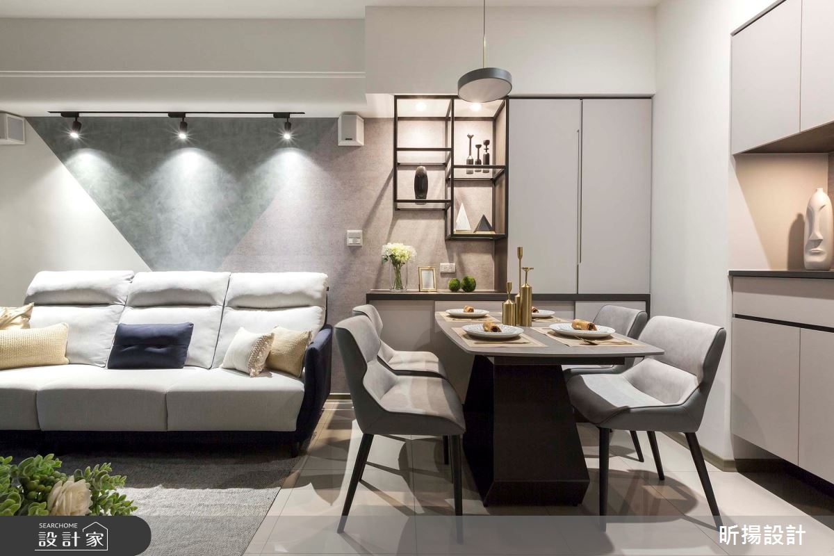 16坪新成屋(5年以下)＿現代風客廳餐廳案例圖片＿昕揚室內裝修設計有限公司＿昕揚_愜意‧時光之2