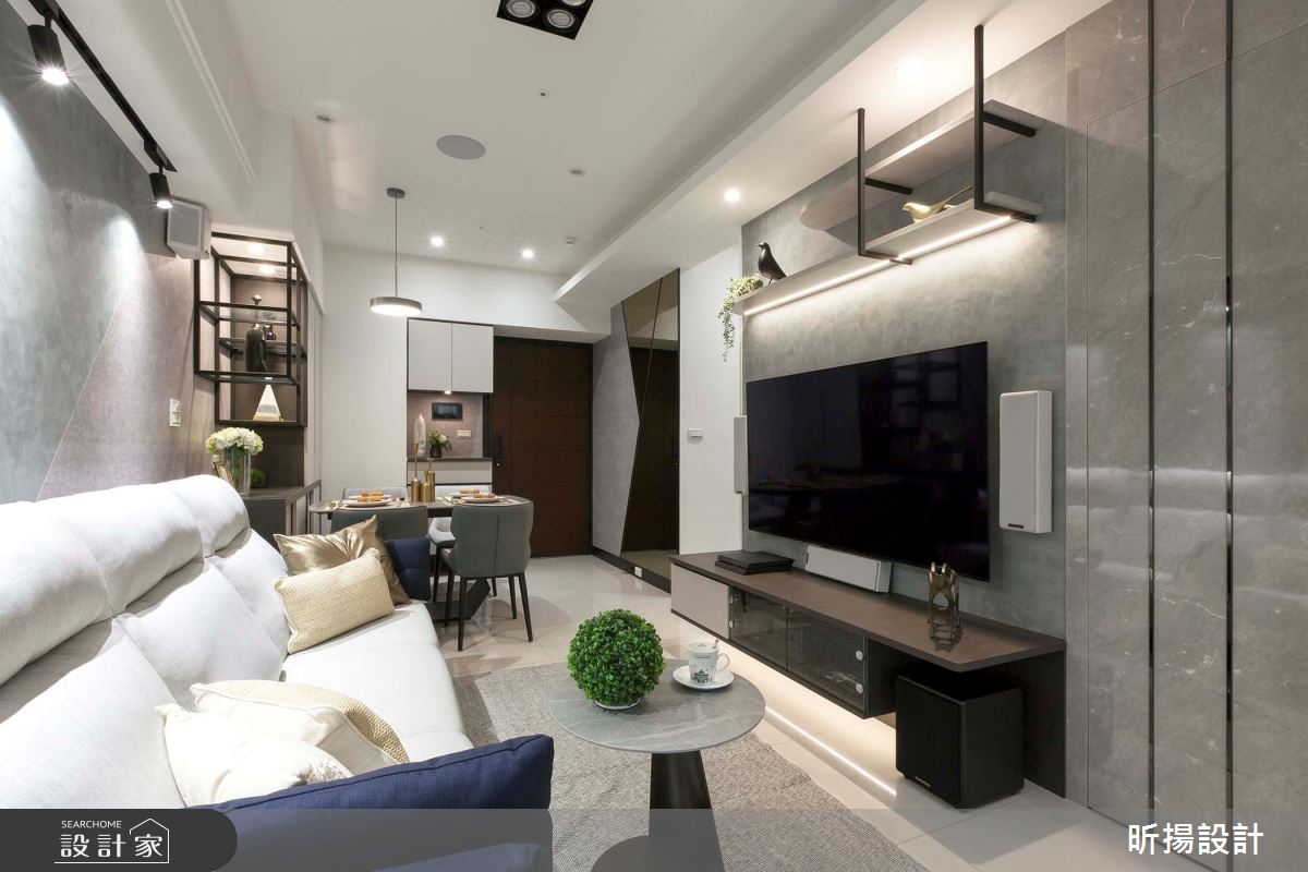 16坪新成屋(5年以下)＿現代風玄關客廳餐廳案例圖片＿昕揚室內裝修設計有限公司＿昕揚_愜意‧時光之11