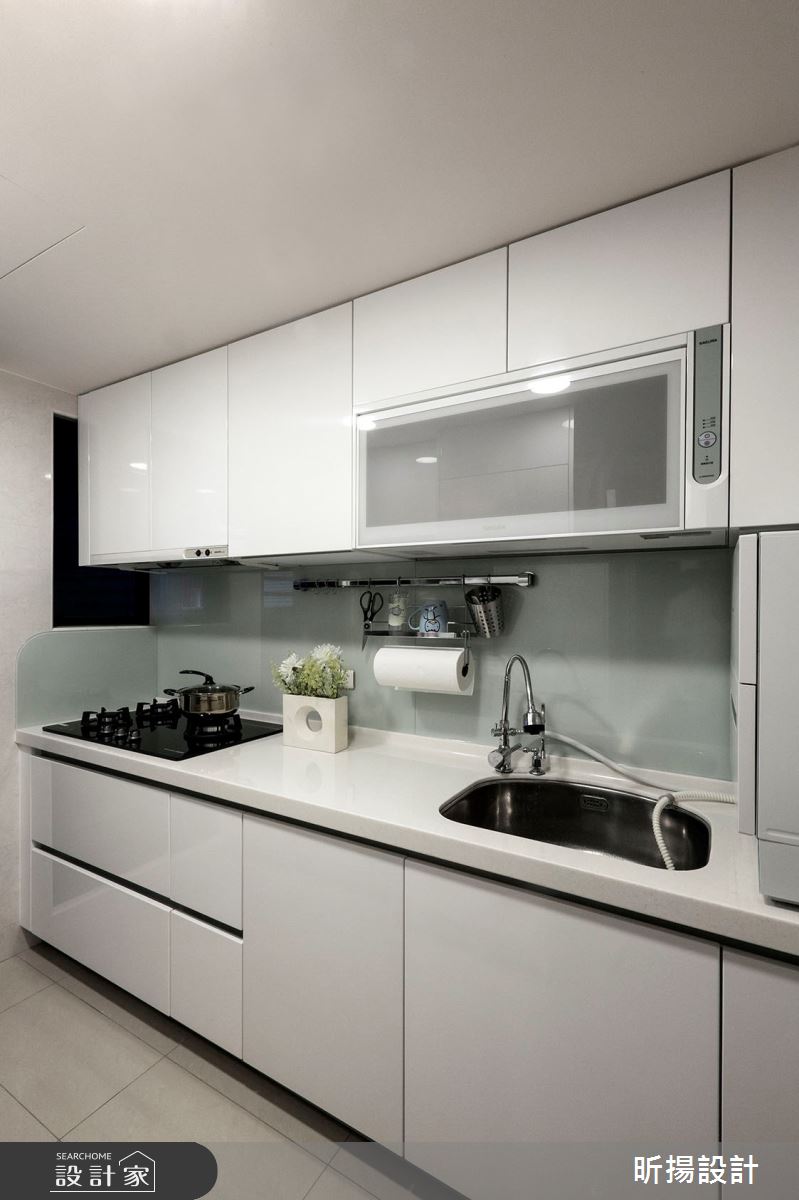 20坪新成屋(5年以下)＿現代風廚房案例圖片＿昕揚室內裝修設計有限公司＿昕揚_灰階‧日光之16