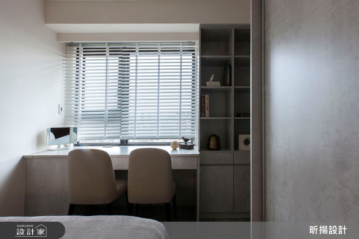 20坪新成屋(5年以下)＿現代風臥室案例圖片＿昕揚室內裝修設計有限公司＿昕揚_灰階‧日光之20