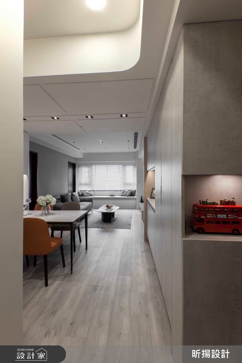 20坪新成屋(5年以下)＿現代風案例圖片＿昕揚室內裝修設計有限公司＿昕揚_灰階‧日光之1