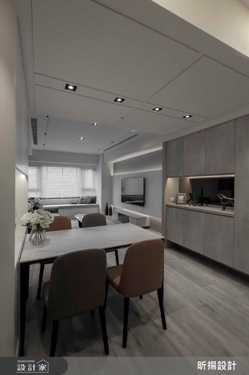 20坪新成屋(5年以下)＿現代風案例圖片＿昕揚室內裝修設計有限公司＿昕揚_灰階‧日光之3