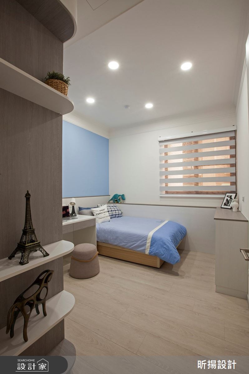 40坪中古屋(5~15年)＿新古典臥室案例圖片＿昕揚室內裝修設計有限公司＿昕揚_光影中的雅緻輕古典之17
