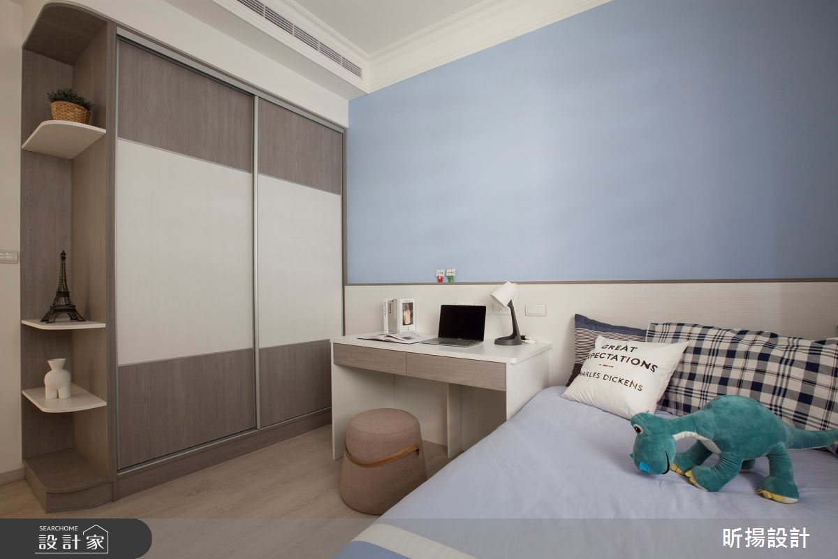 40坪中古屋(5~15年)＿新古典臥室案例圖片＿昕揚室內裝修設計有限公司＿昕揚_光影中的雅緻輕古典之19