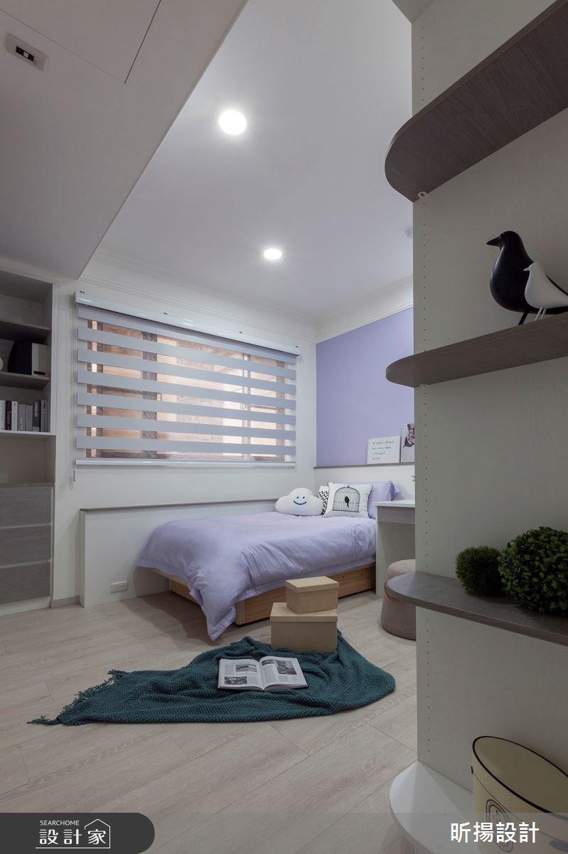 40坪中古屋(5~15年)＿新古典臥室案例圖片＿昕揚室內裝修設計有限公司＿昕揚_光影中的雅緻輕古典之20