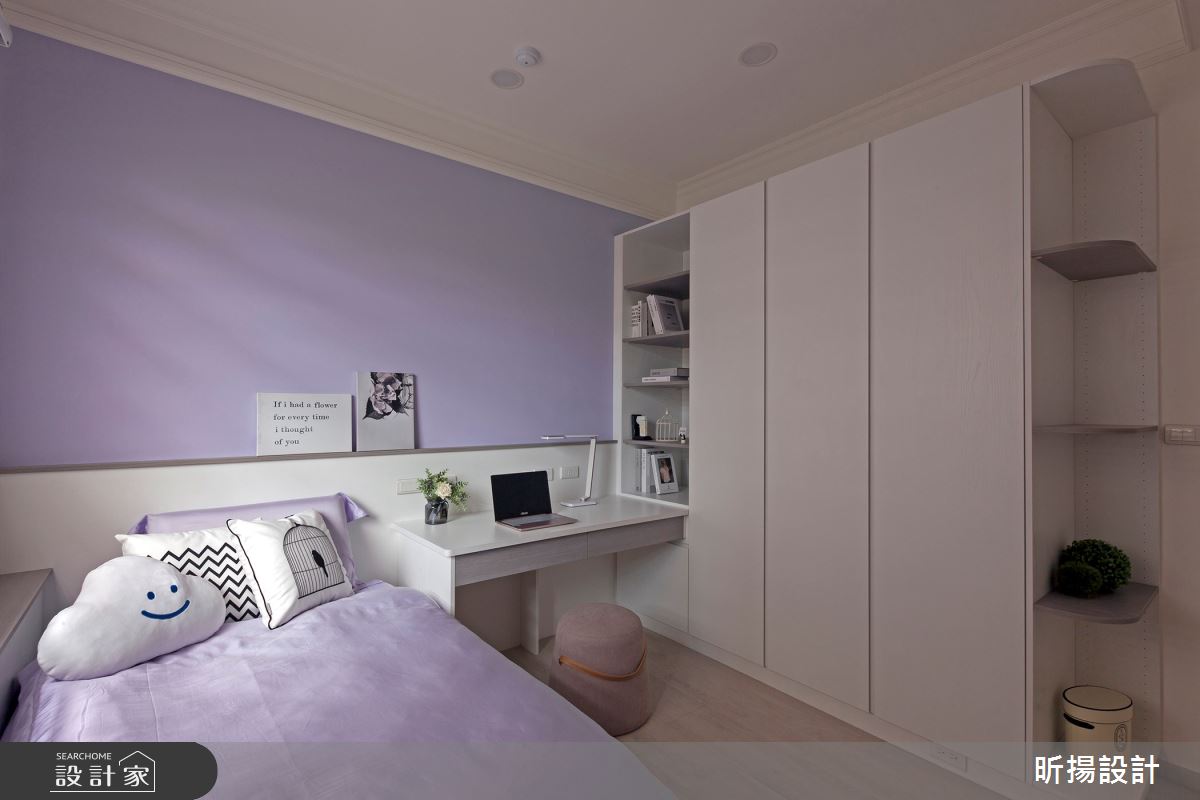 40坪中古屋(5~15年)＿新古典臥室案例圖片＿昕揚室內裝修設計有限公司＿昕揚_光影中的雅緻輕古典之23