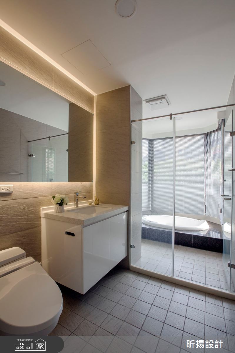 40坪中古屋(5~15年)＿新古典浴室案例圖片＿昕揚室內裝修設計有限公司＿昕揚_光影中的雅緻輕古典之24