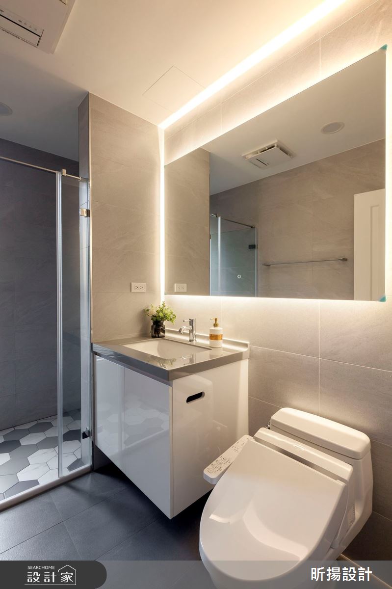 40坪中古屋(5~15年)＿新古典浴室案例圖片＿昕揚室內裝修設計有限公司＿昕揚_光影中的雅緻輕古典之25