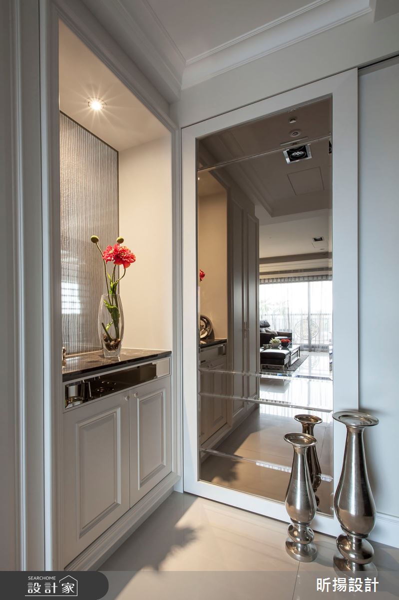 30坪新成屋(5年以下)＿新古典玄關案例圖片＿昕揚室內裝修設計有限公司＿昕揚_美式的清新爾雅之3