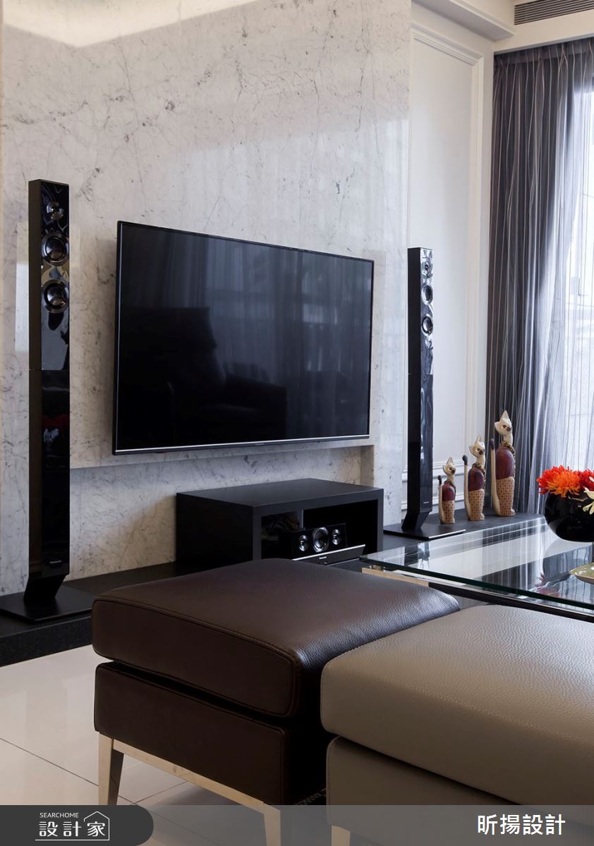 30坪新成屋(5年以下)＿新古典客廳案例圖片＿昕揚室內裝修設計有限公司＿昕揚_美式的清新爾雅之7