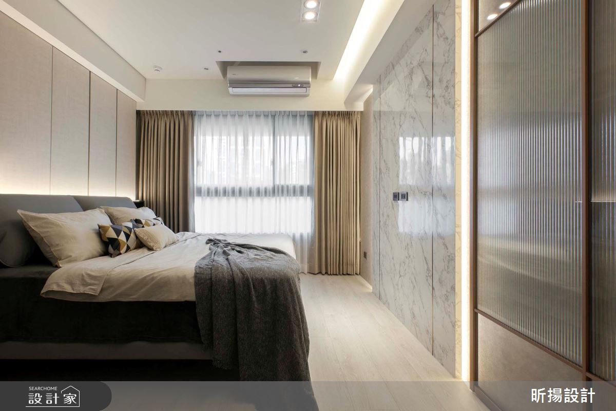 35坪新成屋(5年以下)＿現代風臥室案例圖片＿昕揚室內裝修設計有限公司＿昕揚_澄然‧寧靜之16